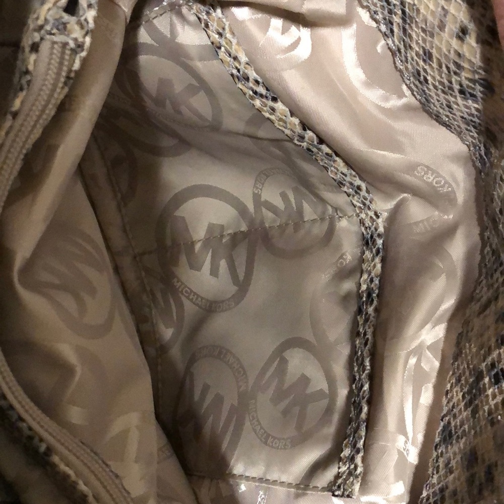 Michael Kors snake skin leather large tote - Picture 13 of 14